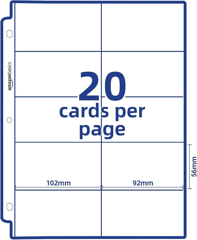 Amazon Basics Plastic Business Card Organizer Sleeves - Image 5