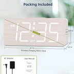 DreamSky Wooden Digital Alarm Clock - Image 7