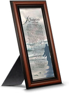 Footprints in the Sand Inspirational Wall Art, Beach Decor, Christian Gifts by CROSSROADSHOMEDECOR