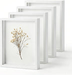 4 Pack 8 x 10 Shadow Box Frame, Shadow Boxes Display Cases 3D Wood Deep by Unknown