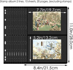 stamp collector pages – 10 Sheets Stamp Pages - Image 2