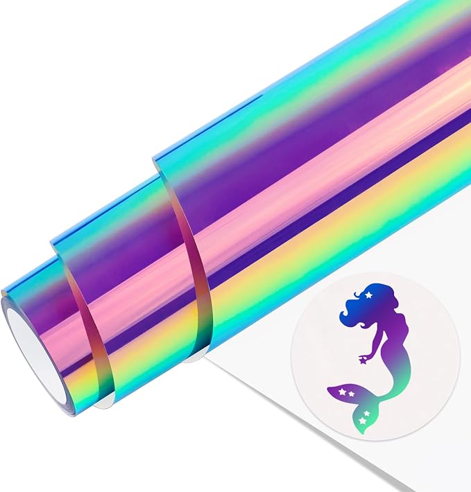 Holographic HTV Heat Transfer Vinyl, Iron on Transfers - Image 2