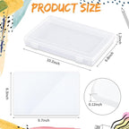 Nuanchu 1 Set Handy Glass Oil Paint Palette Included 10.2 x 6.8 x 1.2 Inches - Image 3