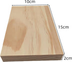 8PCS Rectangle Wood Boards Unfinished Wood Blocks - Image 3