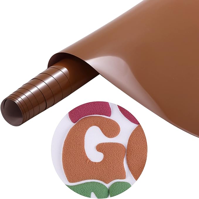 Tintnut French Beige Puff Heat Transfer Vinyl Roll, easy cut & weed, stretch by Tintnut