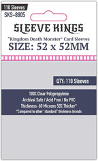 Sleeve Kings Kingdom Death Monster Compatible Card Sleeves 52x52mm – 110 Pack by SleeveKings