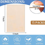 15 Pack Balsa Wood Sheets, 2mm Plywood Sheet, Basswood Sheets 5X7X1/16 Inch - Image 2