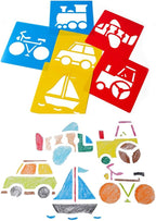 Lependor 36 Pieces Plastic Drawing Painting Stencil Templates - Image 5