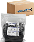 Kable Kontrol Cable Zip Ties Black 30, 18 Lbs Tensile Strength, Bulk Pack by KABLEKONTROL%C2%AE