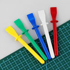 5Pcs Colored Plastic Smear Spreaders, Mini Glue Sticks, Easy Clean Glue Scrapers - Image 4