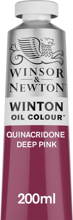 Winsor & Newton Winton Oil Color, 200ml Tube, Quinacridone Deep Pink by WinsorNewton
