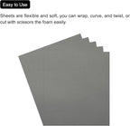 MECCANIXITY EVA Foam Sheets Gray 19.7 Inch x 19.3 Inch 1mm Thick Crafts Foam - Image 4