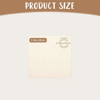 10 PCS Punch Needle Fabric | Pre-Cut Natural Cotton Tufting Cloth Monks Cloth - Image 2
