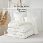 BEDELITE Pintuck Fluffy Twin Comforter Set - Image 7