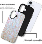 Case for iPhone 16, Scratch Resistant Hybrid Double Layer Hard Shell，Halloween - Image 2