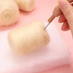 Catopia Wool Roving Yarn, 100G/3.53OZ Soft Felting Wool Pure Chunky Roving Yarn - Image 2