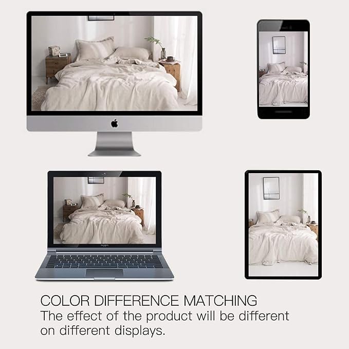 Simple&Opulence 100% Washed Linen Duvet Cover - Image 9