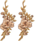 Vintage Rose Sew Lace Flower Embroidery Patches, by Unknown