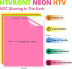 HTVRONT Neon Heat Transfer Vinyl - Image 3