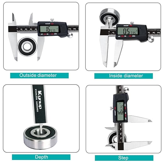 Kynup Micrometer Caliper Tool, 12Inch Digital Caliper, Vernier Caliper - Image 3