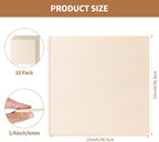 10 Pack-12x12'' Basswood Sheets 1/4 - Image 2