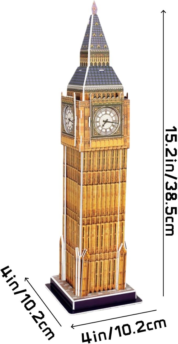 Architecture World Famous of 3D Puzzle.Build Your Own Collection of 17 Global - Image 2
