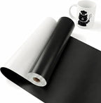 Black Permanent Vinyl for Cricut Cutting Machine, Waterproof, Durable Black by Unknown