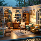 2 pcs Dollhouse Miniature Floor Lamps, 1:12 Scale LED Battery Operated - Image 7
