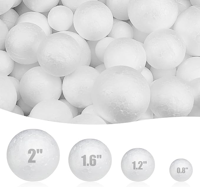 Styrofoam Balls, DIY Craft Giant Foam Ball by AHKUNMT