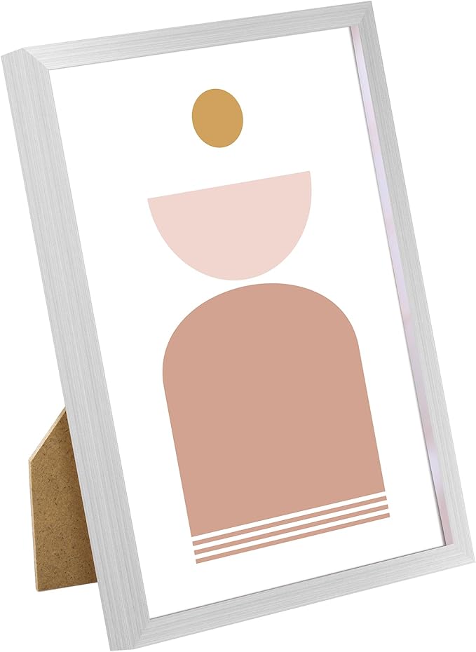 upsimples 5x7 Picture Frame Set of 3, Made of High Definition Glass - Image 2