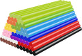 72pcs Colored Hot Glue Sticks, 0.43x8in 12 Colors Hot Melt Glue Sticks Standard by ENPOINT