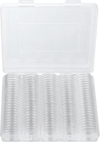 MUQING 240 PCS 30mm Plastic Coin Capsule Holder, 5 Sizes Protect Gasket Coin - Image 3