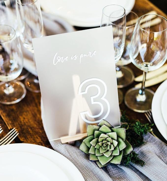 20 Pack Frosted Acrylic Sign Blank - Image 6