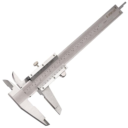 Spurtar Vernier Caliper Measuring Tool 6 inch/150mm, Non Digital Calipers | - Image 6