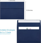 50 Packs 5x7 Envelopes A7 for Invitations, Printable Invitation Envelopes Self - Image 2
