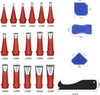 Caulking Nozzles for Sausage Caulking Guns and Hard Glue Guns, Reusable - Image 2