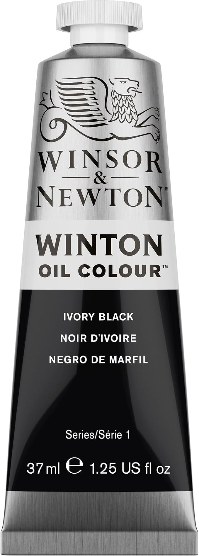 Winsor & Newton Winton Oil Color, 37ml Tube, Ivory Black - Image 11