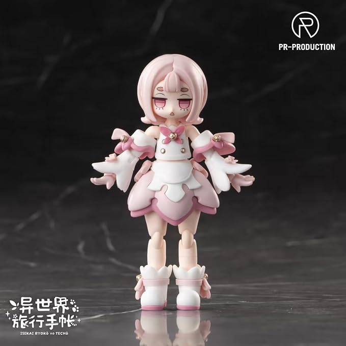 Model Kit - Lsekai Ryoko No Techo Team Mage Marth Stock Pink Sakura Magic - 5‘’ - Image 6