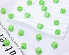 Tupalizy 10mm Acrylic Dice Beads Small 6 Sided Dice Charms - Image 3
