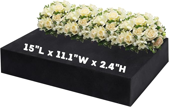 Prashent 1 Pcs Black Floral Foam Blocks by Prashent
