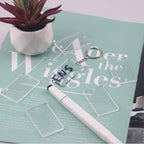 90 Pieces Clear Acrylic Keychain Blanks Rectangle | 2 Inch Plastic Clear - Image 5