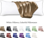 HUXMEYSON Body Pillow with Satin Pillowcase, Body Pillow - Image 2