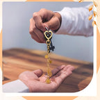 Liliaafar 96 Set Keychain Making Kit Gold Silver Metal Keychain Clips - Image 4