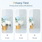 rabbitgoo Window Privacy Film, Frosted Glass Window Film, 23.6" x 157.4" | 3D - Image 5