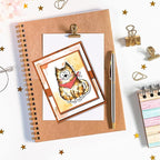 GLOBLELAND 8.3x5.8in Cartoon Flower Cat Clear Stamps - Image 3