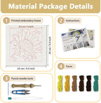 Doodlream Sunflower DIY Punch Needle Embroidery Kit - Image 2