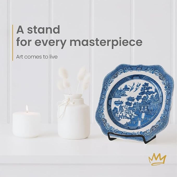KINGDOM SOLUTIONS MADE IN USA 6-Pack Adjustable Black Metal Easels - Image 3