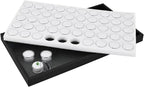 Ikee Design White Foam Gem Jars Showcase Stackable Display Tray - Image 6