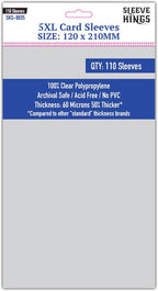 Sleeve Kings Standard Card Sleeves – 110 Count, XXL Size, Compatible by SleeveKings