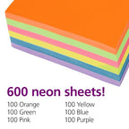 Colorations Neon Lightweight Craft Paper - Image 3